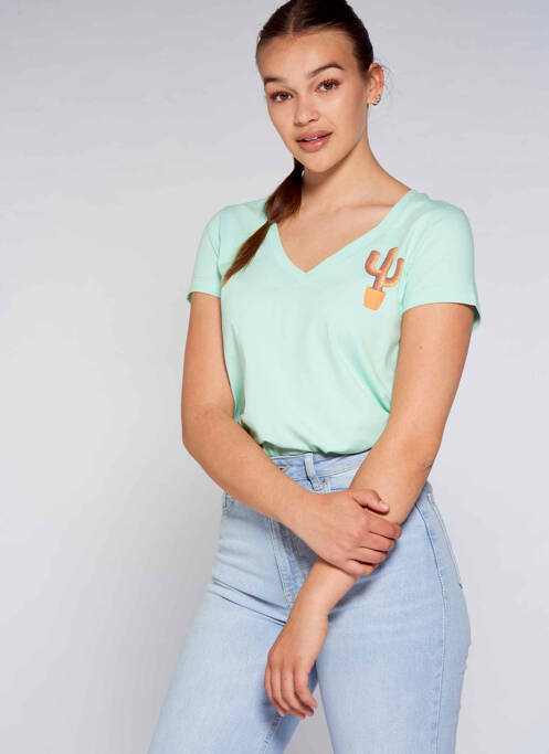 T-shirt vert MORA pour femme
