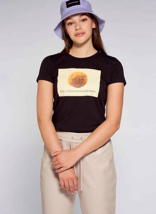 T-shirt noir MORA pour femme