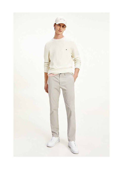 Pantalon chino gris TOMMY HILFIGER pour homme
