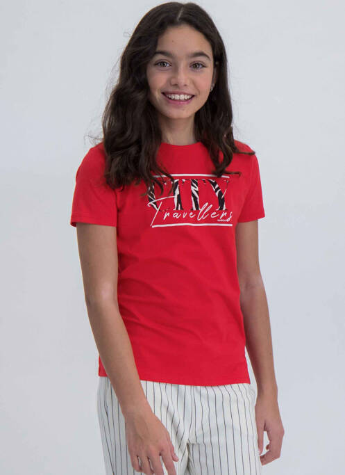 T-shirt rouge GARCIA pour fille