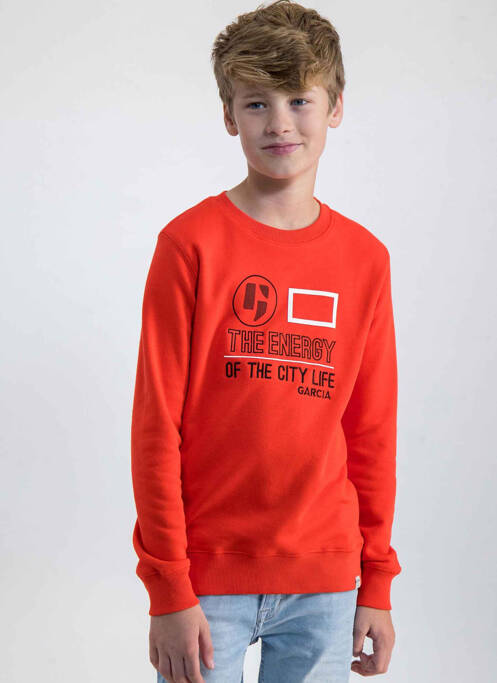 Sweat-shirt rouge GARCIA pour garçon