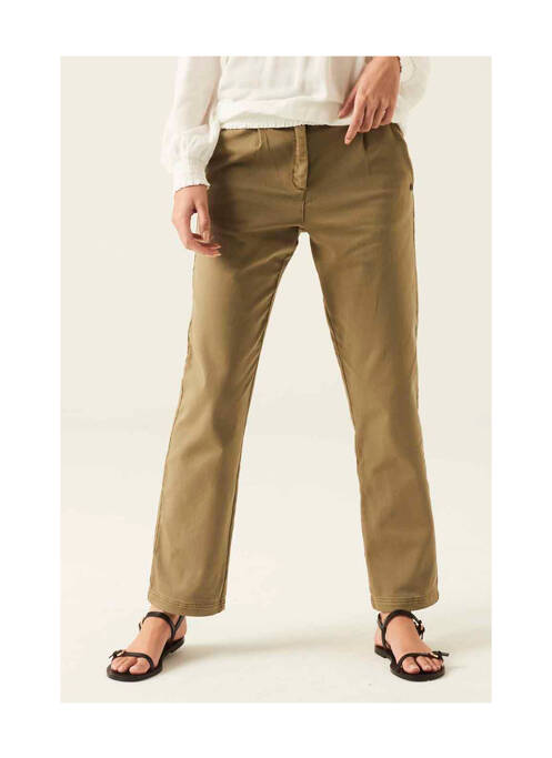 Pantalon chino vert GARCIA pour femme