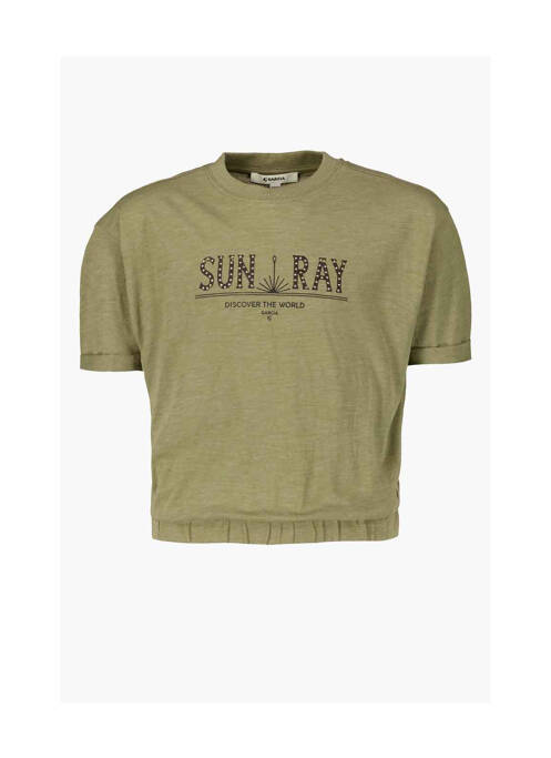 T-shirt vert GARCIA pour fille