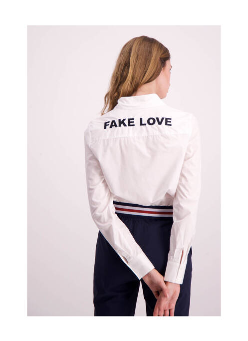 Chemisier blanc NIKKIE pour femme