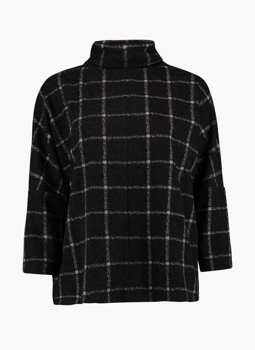 Pull col roulé noir ZABAIONE pour femme