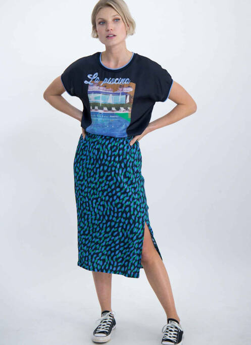 T-shirt bleu GARCIA femme