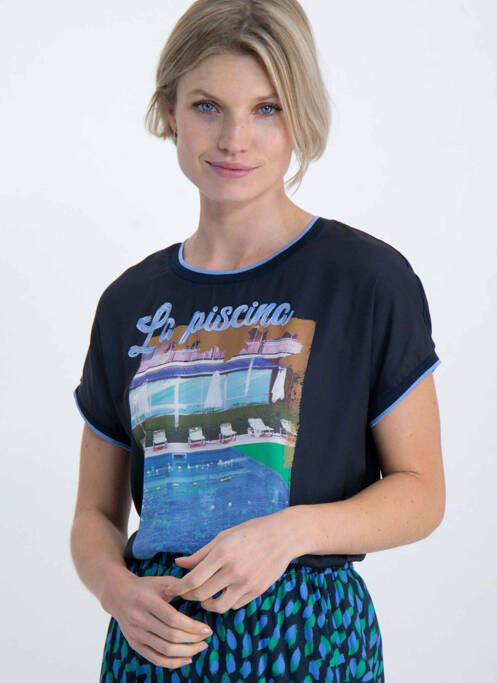T-shirt bleu GARCIA femme