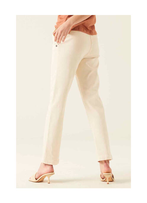 Jeans coupe slim beige GARCIA pour femme