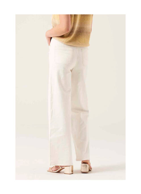 Jeans coupe droite beige GARCIA pour femme