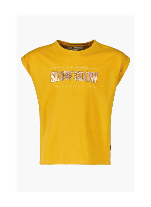 T-shirt ocre GARCIA pour fille