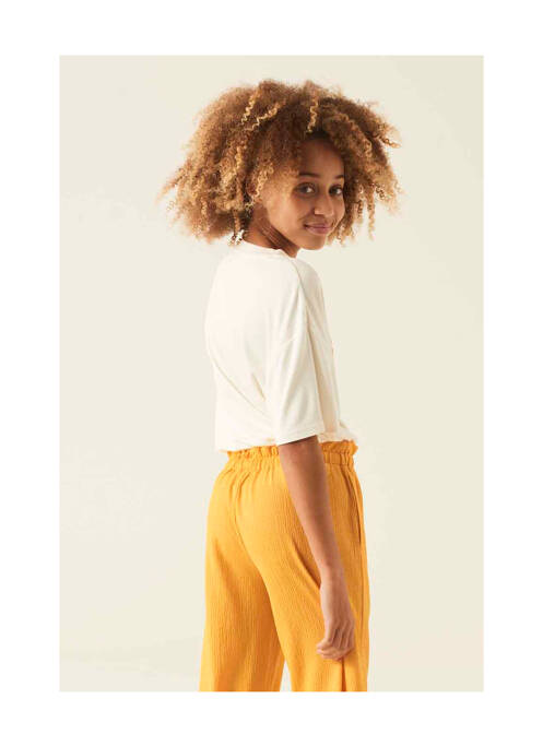 T-shirt blanc GARCIA pour fille