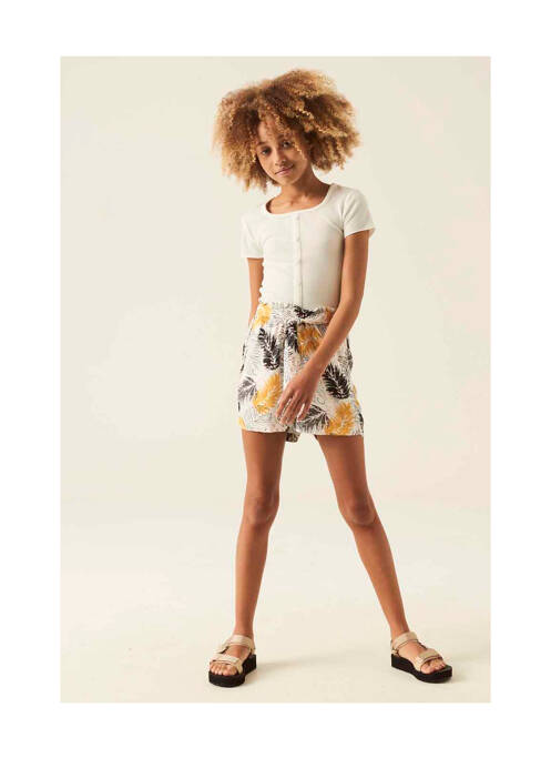 Short blanc GARCIA pour fille