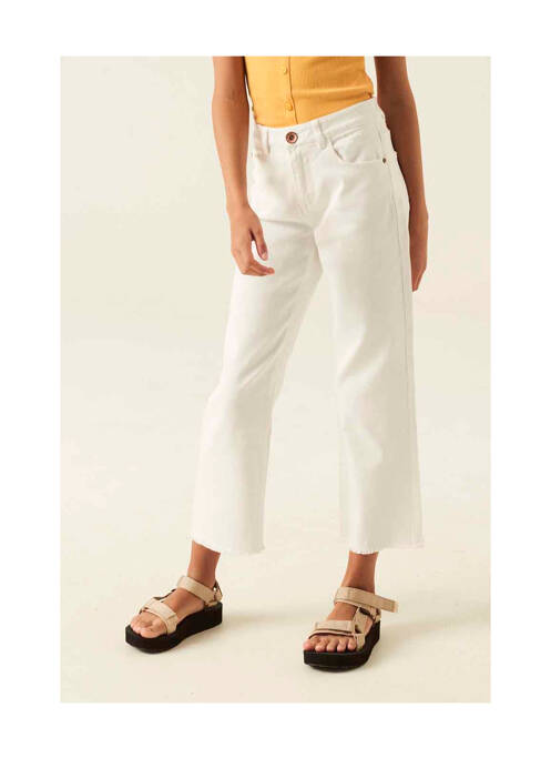 Jeans coupe droite blanc GARCIA pour fille