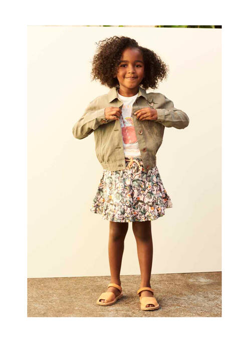 T-shirt blanc GARCIA pour fille