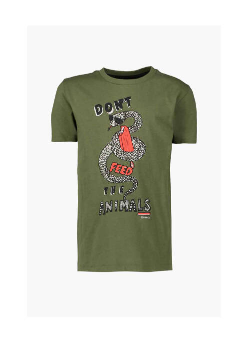 T-shirt vert GARCIA pour garçon