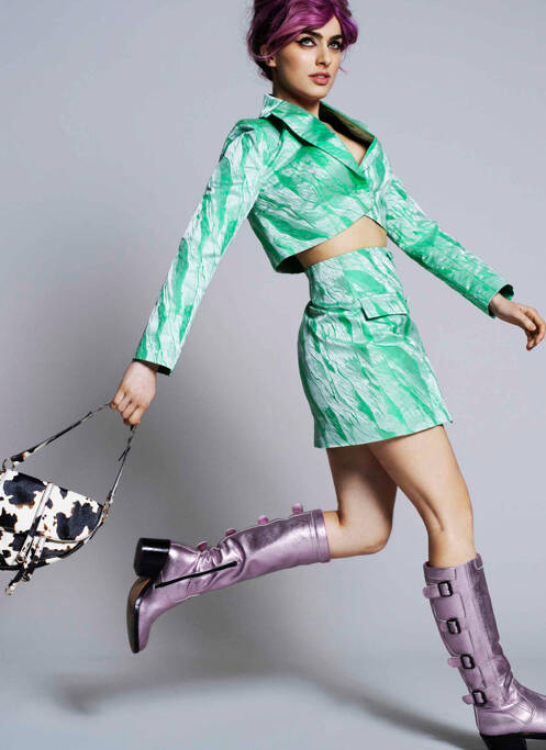 Blazer vert OGL pour femme