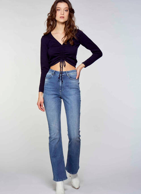 Pull bleu OGL pour femme