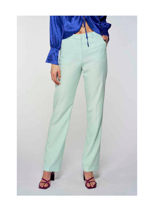 Pantalon droit bleu OGL pour femme
