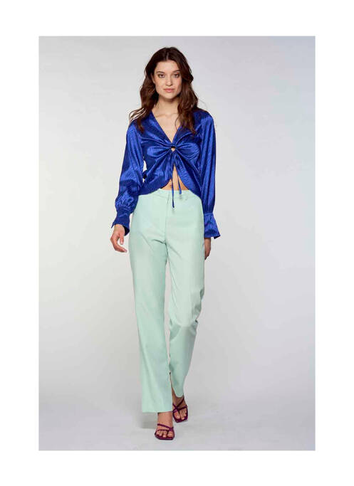Pantalon droit bleu OGL femme