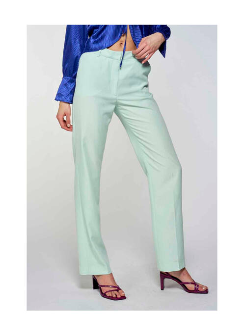 Pantalon droit bleu OGL femme