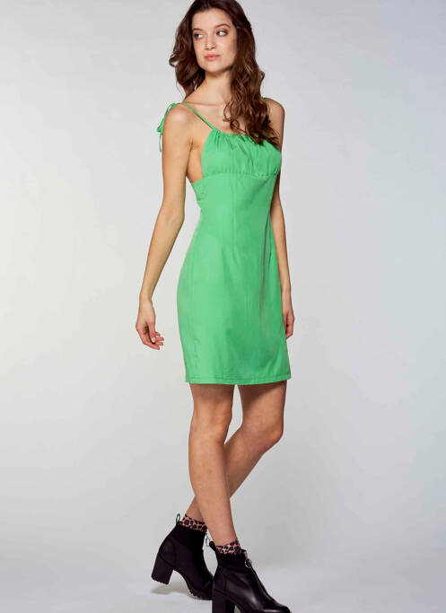 Robe courte vert OGL pour femme