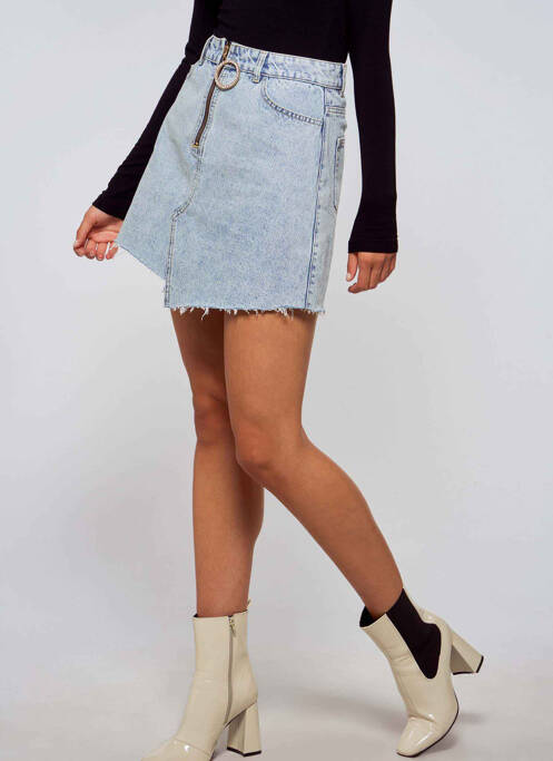 Jupe courte bleu OGL femme