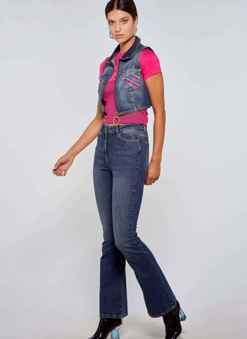 Veste en jean bleu OGL pour femme