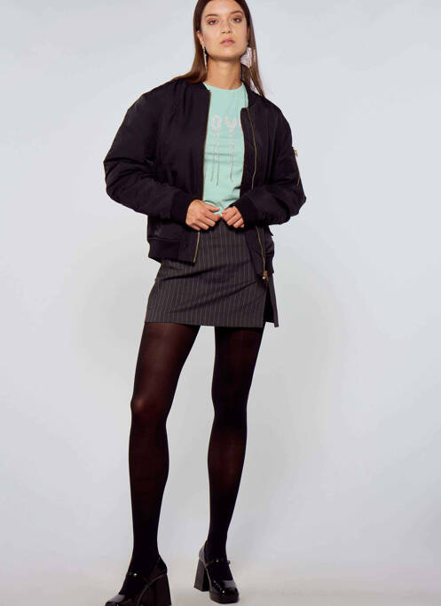 Jupe courte gris OGL pour femme