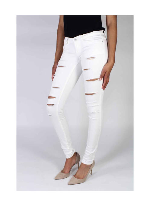 Jeans skinny blanc ONLY pour femme