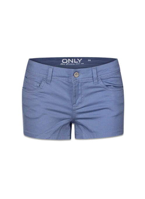 Short bleu ONLY pour femme
