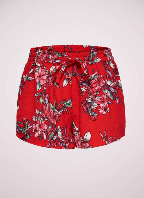 Short rouge ONLY pour femme