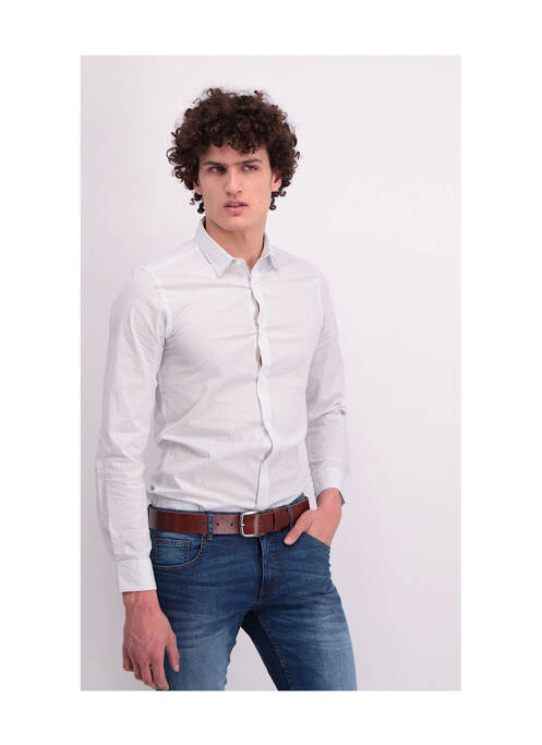 Chemise manches longues blanc ONLY&SONS pour homme