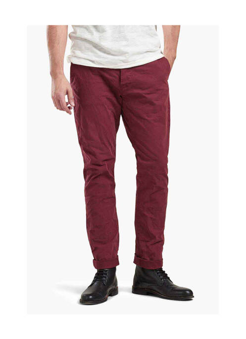 Pantalon chino rouge ONLY&SONS pour homme