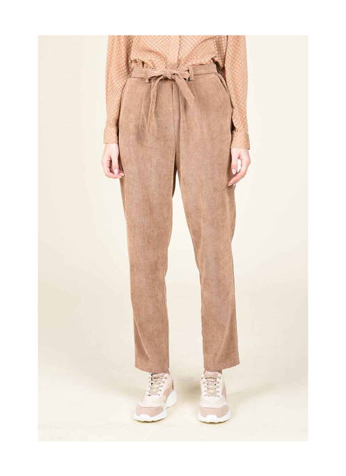 Pantalon chino marron MOLLY BRACKEN pour femme