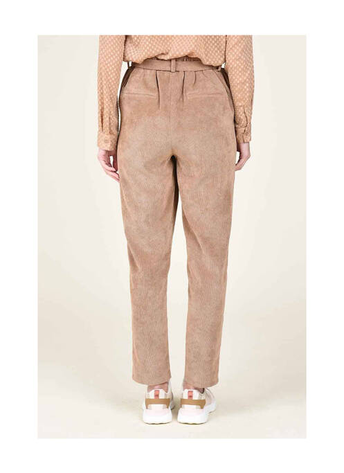 Pantalon chino marron MOLLY BRACKEN pour femme