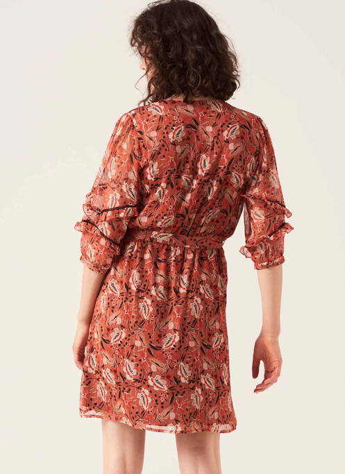 Robe courte orange GARCIA pour femme