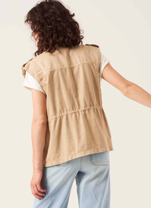 Veste en jean marron GARCIA pour femme