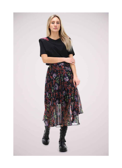 Jupe mi-longue noir KOCCA pour femme