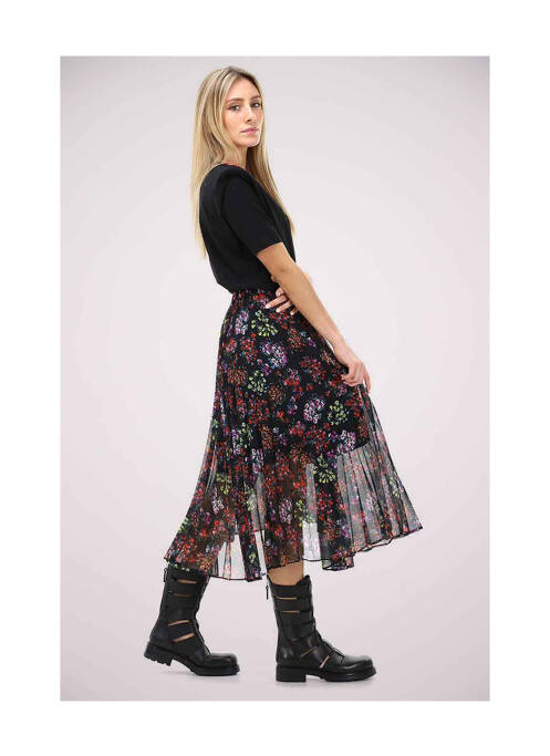 Jupe mi-longue noir KOCCA pour femme