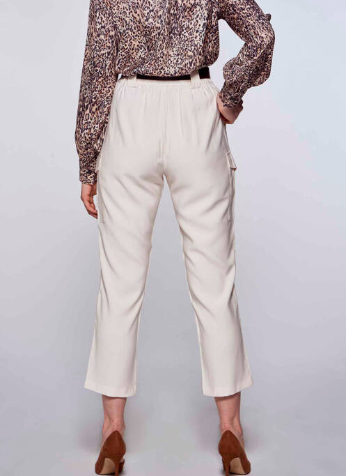 Pantalon cargo beige KOCCA pour femme