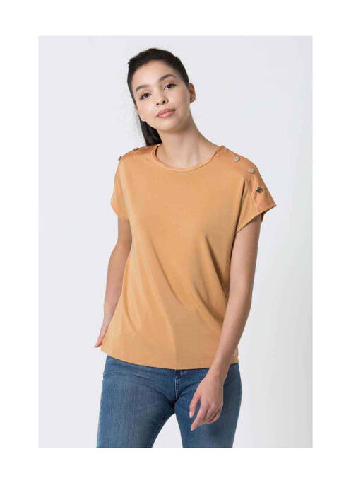 Top marron KOCCA pour femme