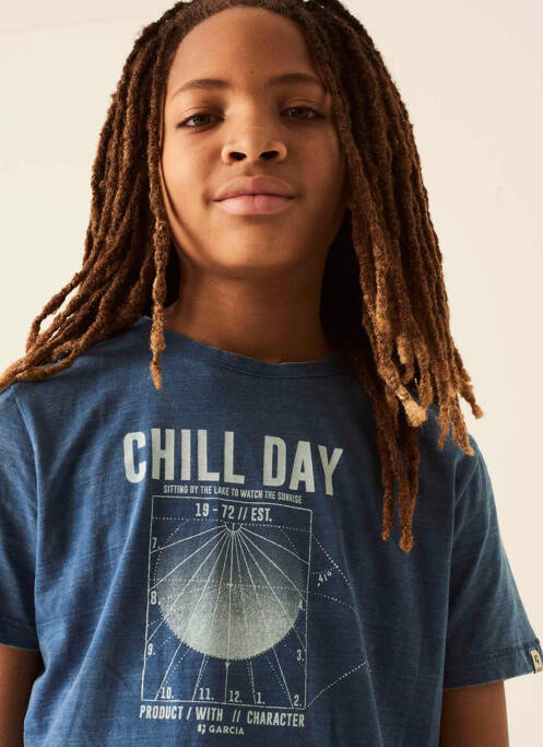T-shirt bleu GARCIA garçon
