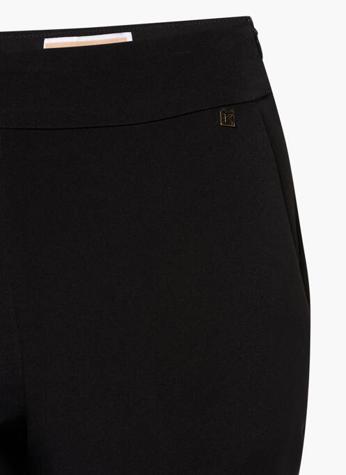 Pantalon droit noir KOCCA pour femme
