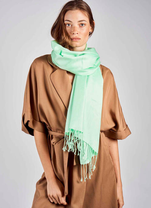 Echarpe vert ZEB STYLE LAB  femme