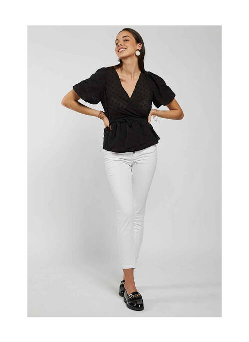 Top noir NAF NAF pour femme