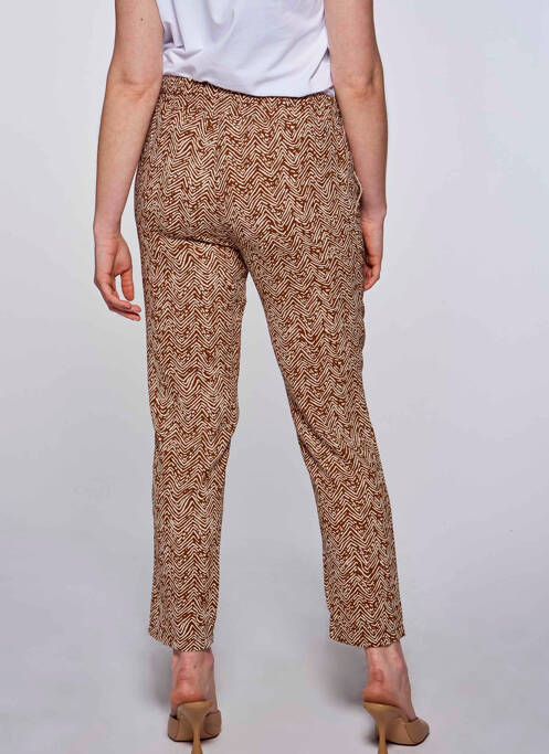 Pantalon flare beige LE TEMPS DES CERISES pour femme