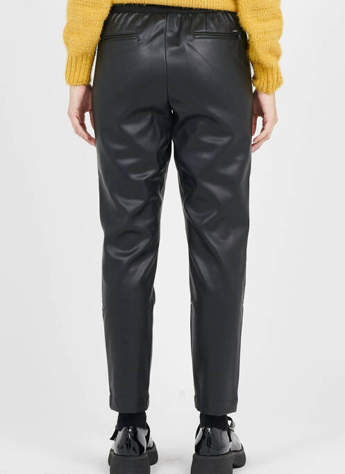 Pantalon droit noir LE TEMPS DES CERISES pour femme