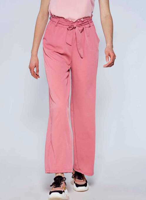 Pantalon flare rose BELLITA pour femme