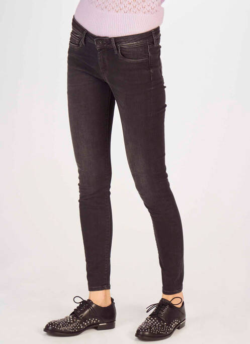 Jeans skinny noir PEPE pour femme