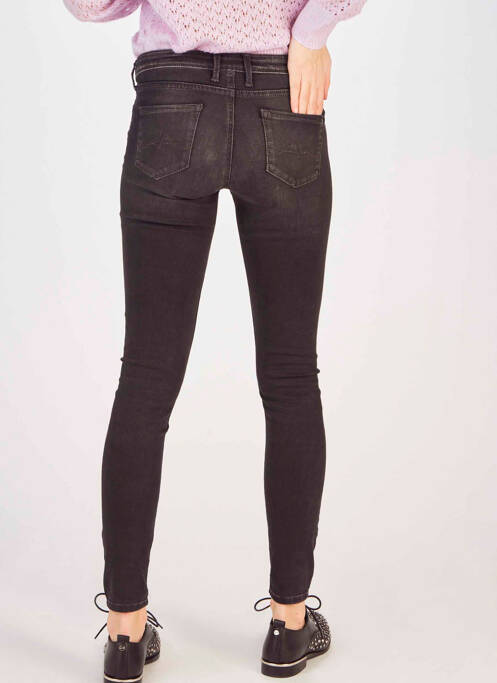 Jeans skinny noir PEPE pour femme